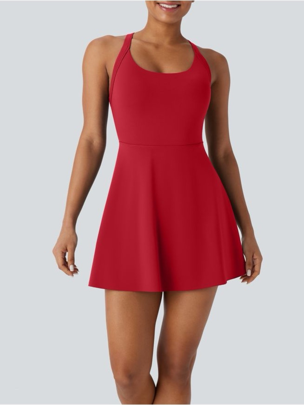 HALARA Softly Zero Red Active Dress